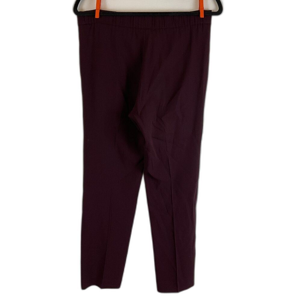 Babaton Burgundy Straight Leg Pants